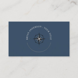 Nautical Compass Logo Visitekaartje