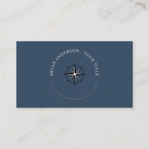 Nautical Compass Logo Visitekaartje