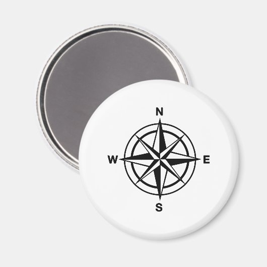 Nautical Compass Magneet (Voorkant / Achterkant)