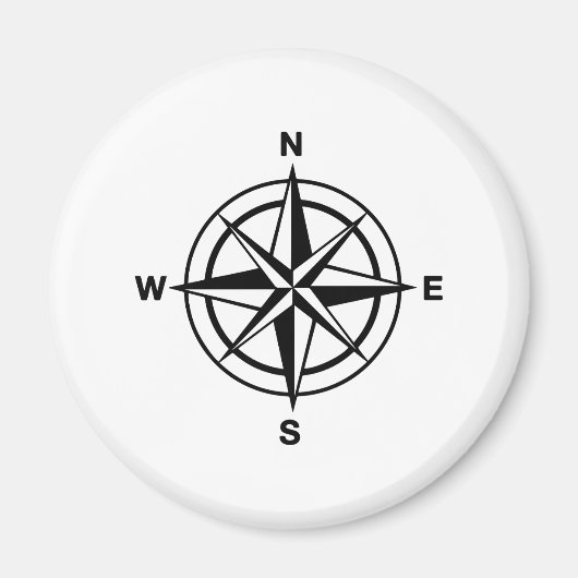 Nautical Compass Magneet (Voorkant)