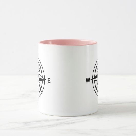 Nautical Compass Mok (Midden)