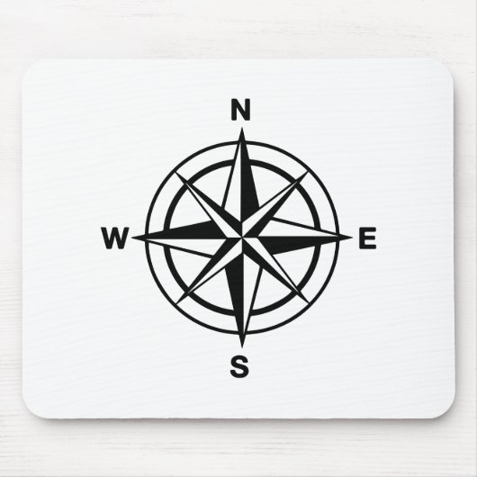 Nautical Compass Muismat (Voorkant)