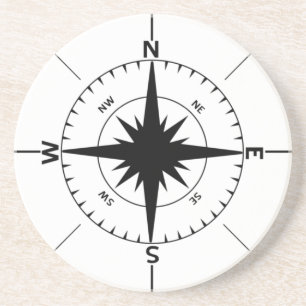 Nautical Compass Onderzetter