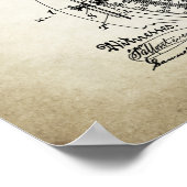 Nautical Compass Patent Poster (Hoek)