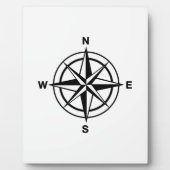 Nautical Compass Roos Fotoplaat (Voorkant)