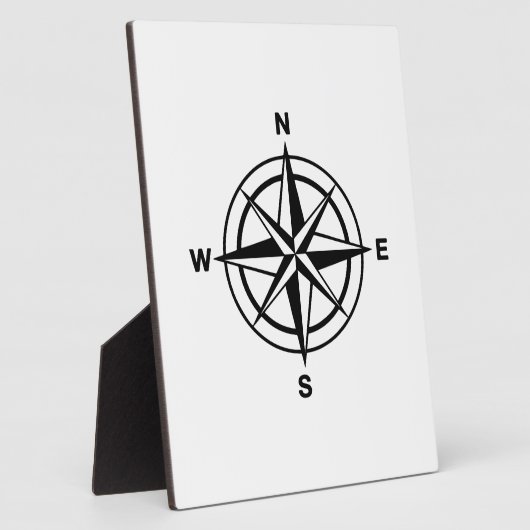 Nautical Compass Roos Fotoplaat (Zijkant)