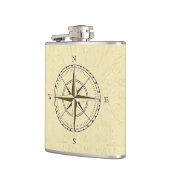 Nautical Compass Roos Ivory Heupfles (Links)