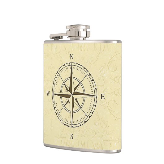  Nautical Compass Roos Ivory Heupfles (Links)