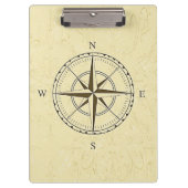  Nautical Compass Roos Ivory Klembord (Voorkant)