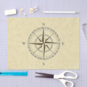  Nautical Compass Roos Ivory Tissuepapier (Craft)