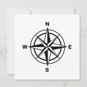 Nautical Compass Roos Kaart (Voorkant)