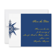 Nautical Compass Roos Navy Yellow Save the Date