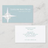 Nautical Compass Sailing and Boating Visitekaartje (Voorkant / Achterkant)