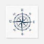 Nautical Compass Servet (Voorkant)