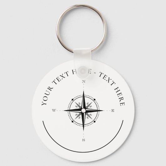 Nautical Compass Sleutelhanger (Voorkant)