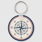 Nautical Compass Sleutelhanger (Voorkant)