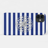 Nautical Compass Star Case-Mate iPhone Case (Achterkant (horizontaal))