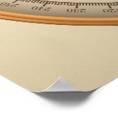 Nautical Compass Steampunk Poster (Hoek)