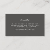 Nautical Compass Visitekaartje (Achterkant)