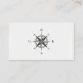 Nautical Compass Visitekaartje (Voorkant)