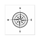 Nautical Compass Zelfinktende Stempel (Design)