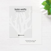 Nautical Coral Earring Jewelry Display Kaart (Bureau)