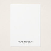 Nautical Coral Earring Jewelry Display Kaart (Achterkant)