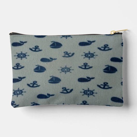 Nautical cosmetic pouch etui (Achterkant)