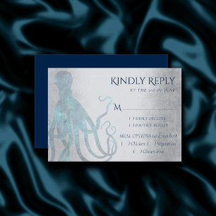 Nautical Cosmic Octopus Zee Life Thed Entree RSVP Kaartje