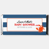 Nautical Crab Baby Showe Favor Snoep Wrappers Notitieblok