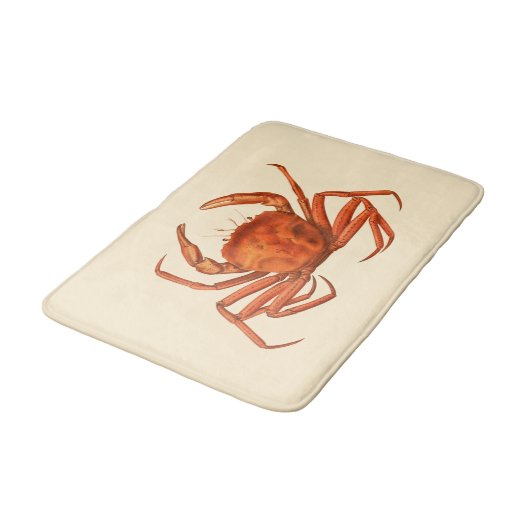 Nautical Crab Bath Mat Home Bathroom Decor (Gekanteld)