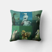 Nautical Creature Karakter Gooi Kussen (Achterkant)