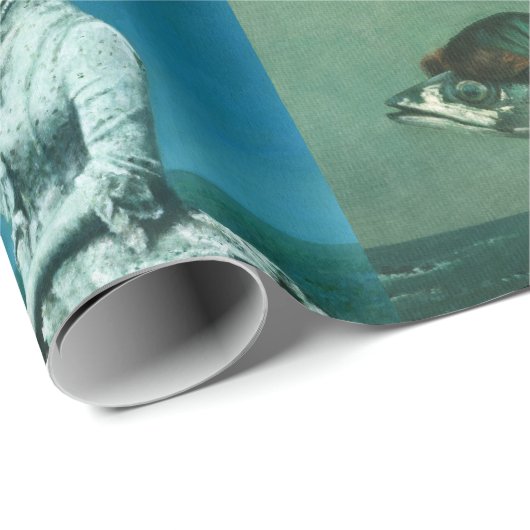 Nautical Creature Karakter Wrapping Papier (Rol Hoek)