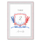 Nautical Crest met kreeft Kaart (Voorkant)