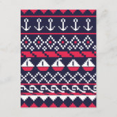 Nautical Cross stitch Informatiekaartje (Achterkant)