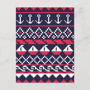 Nautical Cross stitch Informatiekaartje