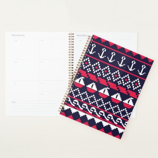 Nautical Cross stitch Planner (Display)