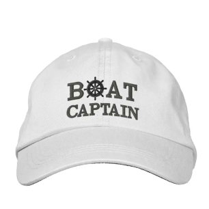 Nautical Cruise Boat Captain Custom Geborduurde Pet