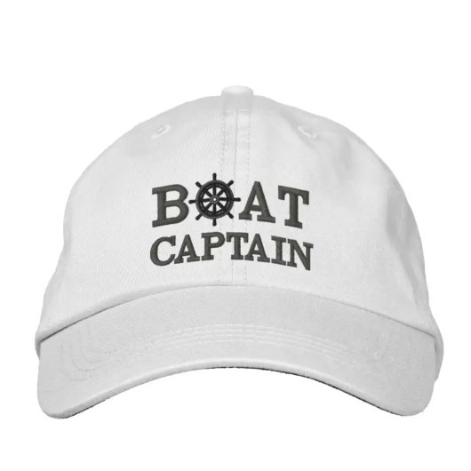 Nautical Cruise Boat Captain Custom Geborduurde Pet