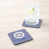 Nautical Custom bij verzendwiel Bier Onderzetter (Rechterzijde)