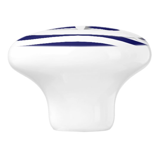 Nautical Custom bij verzendwiel Keramische Knop (Zijkant)