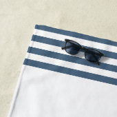 Nautical Custom boot naam welkom aan boord anker Strandlaken (In situ)