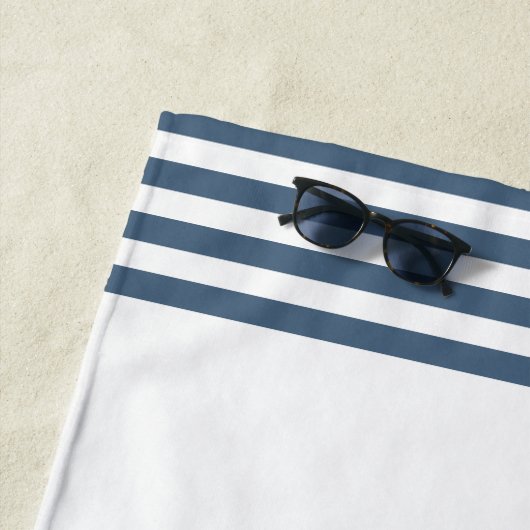 Nautical Custom boot naam welkom aan boord anker Strandlaken (In situ)