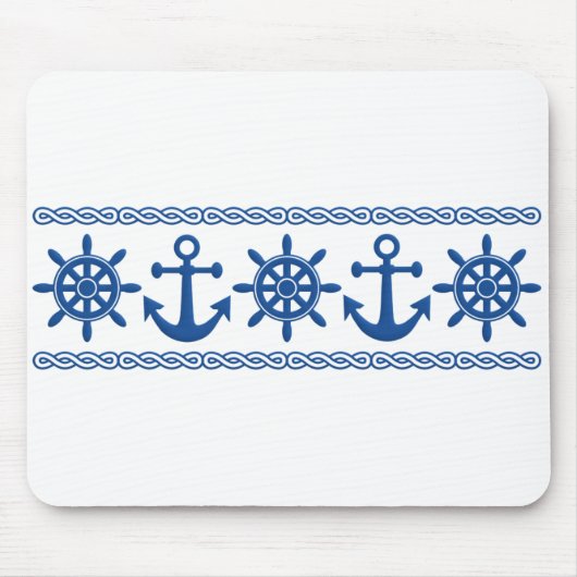 Nautical custom mousepad muismat (Voorkant)