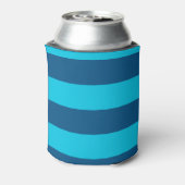 Nautical Customize Boat Name Anchor Navy Blue Blikjeskoeler (Blikje Achterkant)