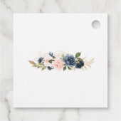 Nautical Dank u Label met Floral Anchor (Achterkant)