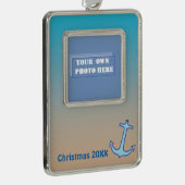 Nautical Dated Photo Ornament (Rechts)