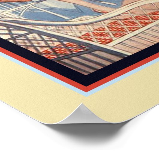 Nautical Deco Print 1920 van Cheri Herouard (Hoek)