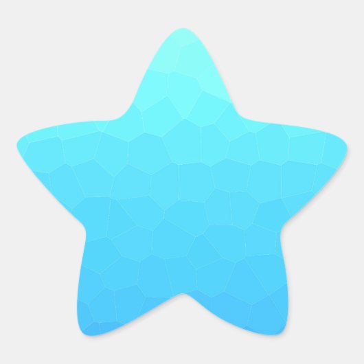 Nautical decor - Deep Waters Ster Sticker (Voorkant)