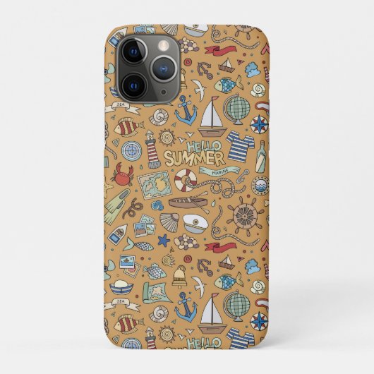 Nautical Design iPhone Case (Achterkant)